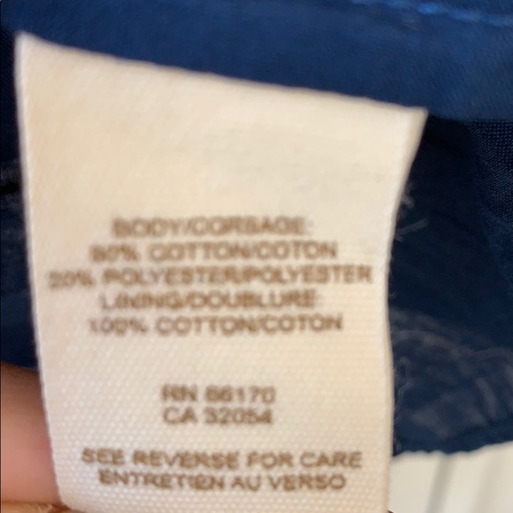 Free People lace overlay/navy cotton/pewter studs - Picture 9 of 12